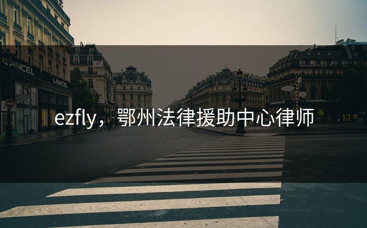 ezfly，鄂州法律援助中心律师